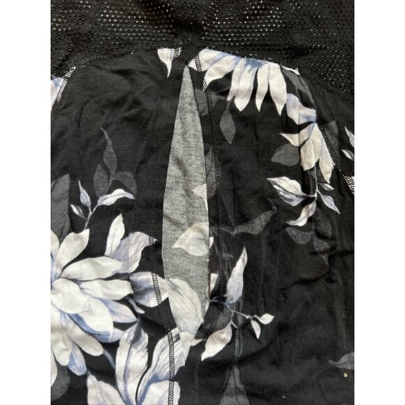 Vtg Calvin Klein{CK}Perfomance Printed Drop Armhole Logo Tank Floral SzM $39. - Picture 5 of 6